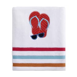 Avanti Linens Surf Time White Cotton Hand Towel 1 pc