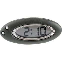 Custom Accessories Black Digital Clock For Fit Most Vehicles 1 pk