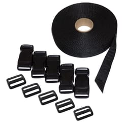 Bulk-Strap 1 in. W X 51 ft. L Black Strap 167 lb 1 pk