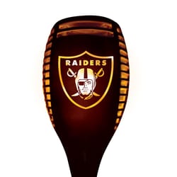 Sporticulture NFL 36 in. Solar Power Plastic Las Vegas Raiders Brown Solar Torch