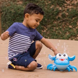 Maxx Bubbles Dancing Crab Bubble Machine Blue