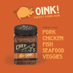 Chef J's BBQ Provisions Oink BBQ Rub 7 oz