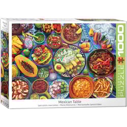 Eurographics Mexican Table Jigsaw Puzzles Multicolored 1000 pc