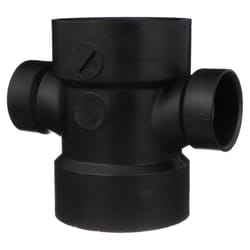 Charlotte Pipe 3 in. Hub X 1-1/2 in. D Hub ABS Sanitary Tee