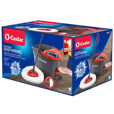 O Cedar Easy Wring 12 In W Wet Spin Mop With Bucket Ace Hardware