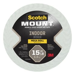 Scotch Mount 350 in. L X 3/4 in. W Double-Sided Mounting Tape
