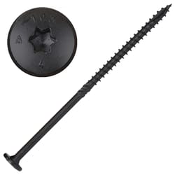 Screw Products NOVA #18 in. X 7 in. L Star Black Steel Lag Screw 1 pk