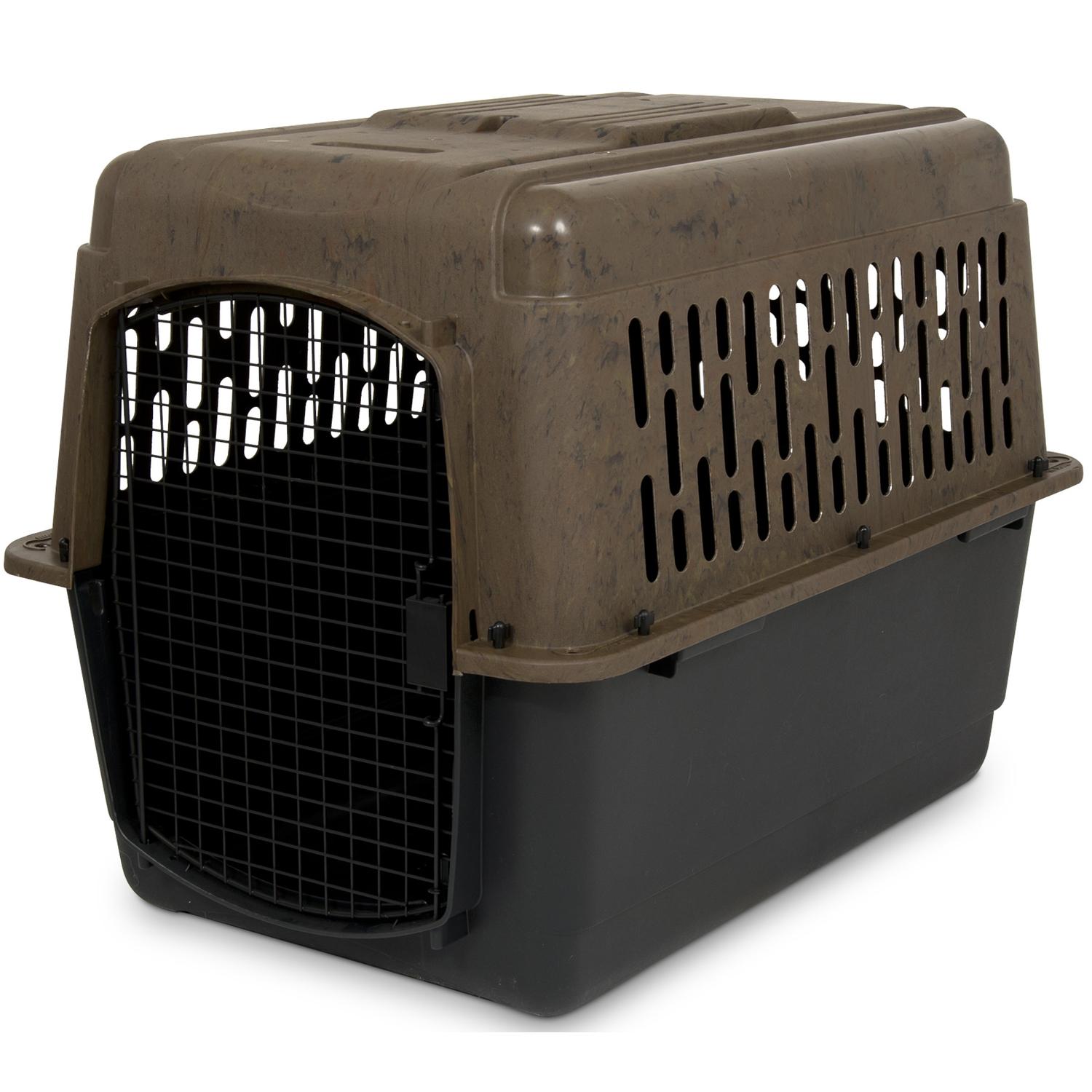 Ruff Maxx Plastic/Steel Pet Kennel Black/Camo 30 in. H X 27 in. W X 40 in. D Sansujyuku sansujyuku.com