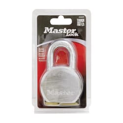 Master Lock 2-3/16 in. H X 2-1/2 in. W Steel Dual Ball Bearing Locking Weather-Resistant Padlock