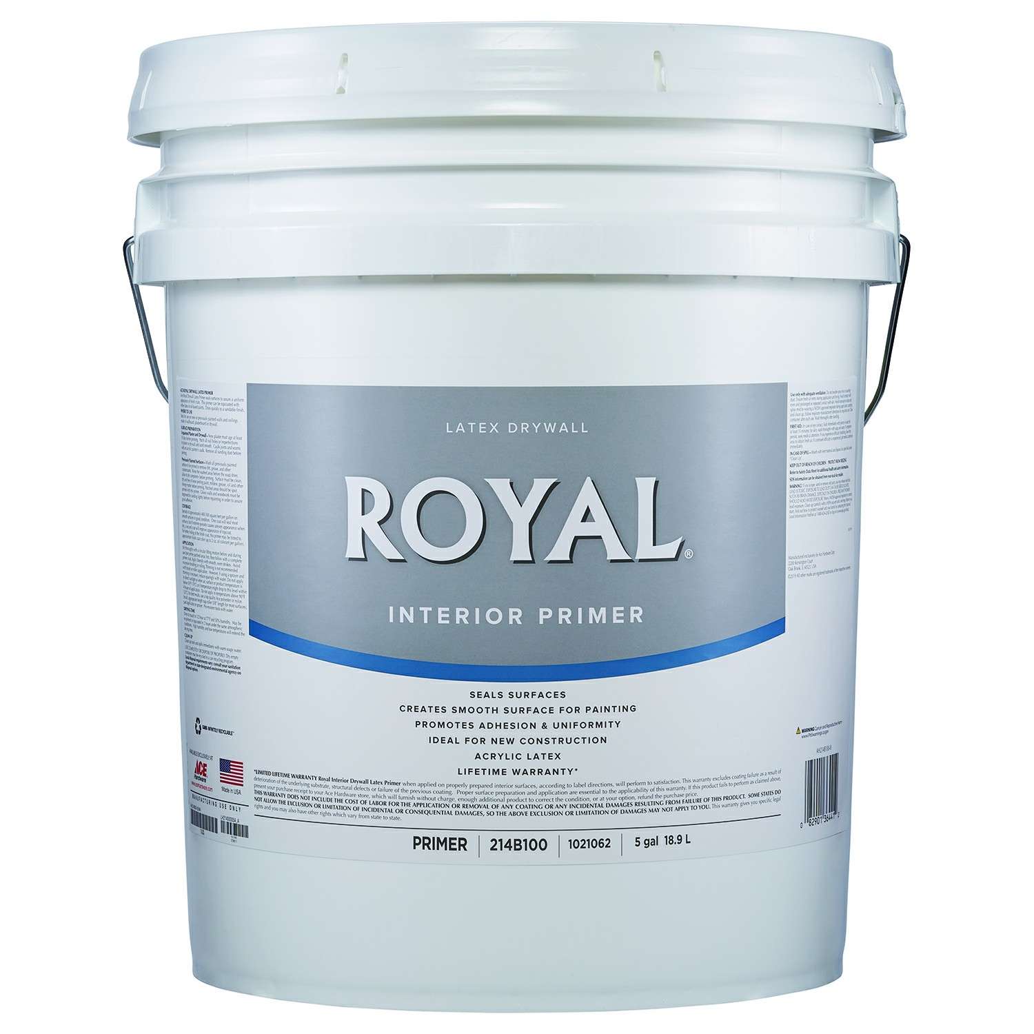 Royal Primer Flat Latex Drywall Primer 5 gal. Ace Hardware