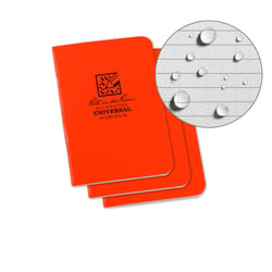 Rite in the Rain 3 in. W X 5 in. L Stapled Orange All-Weather Notebook