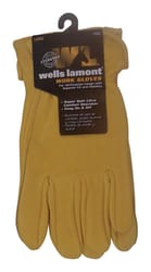 Wells Lamont Men's Driver Gloves Gold Large 3