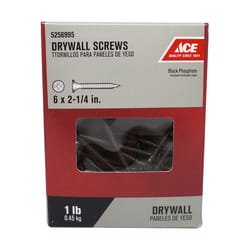 Ace No. 6 wire X 2-1/4 in. L Phillips Drywall Screws 1 lb 174 pk