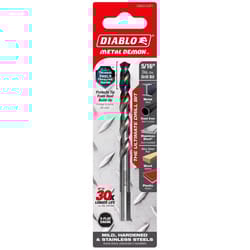 Diablo Metal Demon 5/16 in. X 4.6 in. L Stainless Steel Drill Bit 3-Flat Shank 1 pc