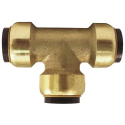 Apollo Tectite Push to Connect 1/2 in. PTC in to X 1/2 in. D PTC Brass Tee