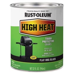 Rust-Oleum Specialty Flat BBQ Black Oil-Based High Heat Enamel 1 qt