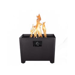 Live Outdoor FireStorm Series III 24 in. W Steel Classic Rectangular Propane Fire Pit