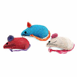 Spot Assorted Mice Cat Toy 3 in. 3 pk