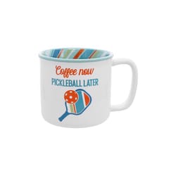 Pavilion Positively Pickled 18 oz Multicolored BPA Free Pickleball Mug