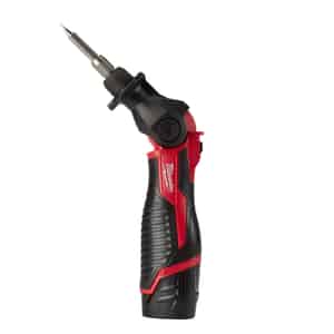 Milwaukee  M12  10.75 in. Cordless  Adjustable  Soldering Iron Kit  16 watts Red  1 pk 