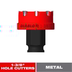 Diablo Steel Demon 1-3/8 in. Carbide Tipped 1/4 in. L Hole Cutter