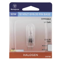 Westinghouse 50 W T4 Decorative Halogen Bulb 900 lm White 1 pk