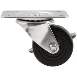 Softtouch 2.5 in. D Swivel Rubber Caster 175 lb 1 pk