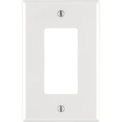 Leviton Decora White 1 gang Nylon Decorator Wall Plate 1 pk