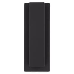 National Hardware Reed 4.75 in. L Matte Black Brass Door Knocker