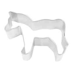 R&M International Corp 3 in. W X 4 in. L Horse Cookie Cutter Silver 1 pc