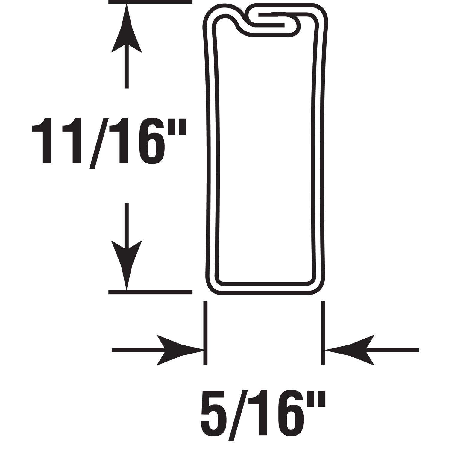 Prime-Line Make-2-Fit Bronze Aluminum 5/16 in. W X 72 in. L Spreader Bar 1 pk Prime-Line Make-2-Fit Bronze Aluminum 5/16 in. W X 72 in. L Spreader Bar 1 pk