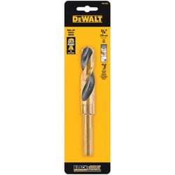 DeWalt Black & Gold 3/4 in. X 6 in. L High Speed Steel Split Point Twist Drill Bit Straight Shank 1