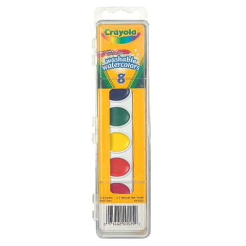  Crayola LLC : Paint Brush Pens, Washable, Nontoxic, 5/PK,  Assorted -:- Sold as 2 Packs of - 5 - / - Total of 10 Each : Toys & Games