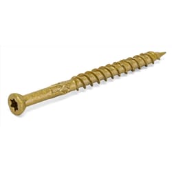 HILLMAN Power Pro No. 8 X 2-1/2 in. L Star Bronze Ceramic Coarse Trim Screws 119 pk