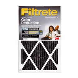 Filtrete Odor Reduction 16 in. W X 25 in. H X 1 in. D Carbon 11 MERV Pleated Air Filter 1 pk