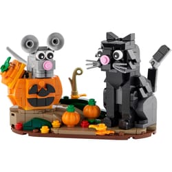LEGO Halloween Cat and Mouse Plastic Multicolored 328 pc