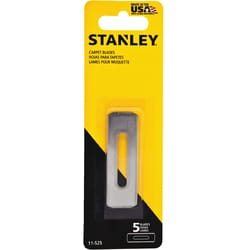 Stanley  High Carbon Steel  Double-Edge  Replacement Blade  2-1/4 in. L 5 pc. 