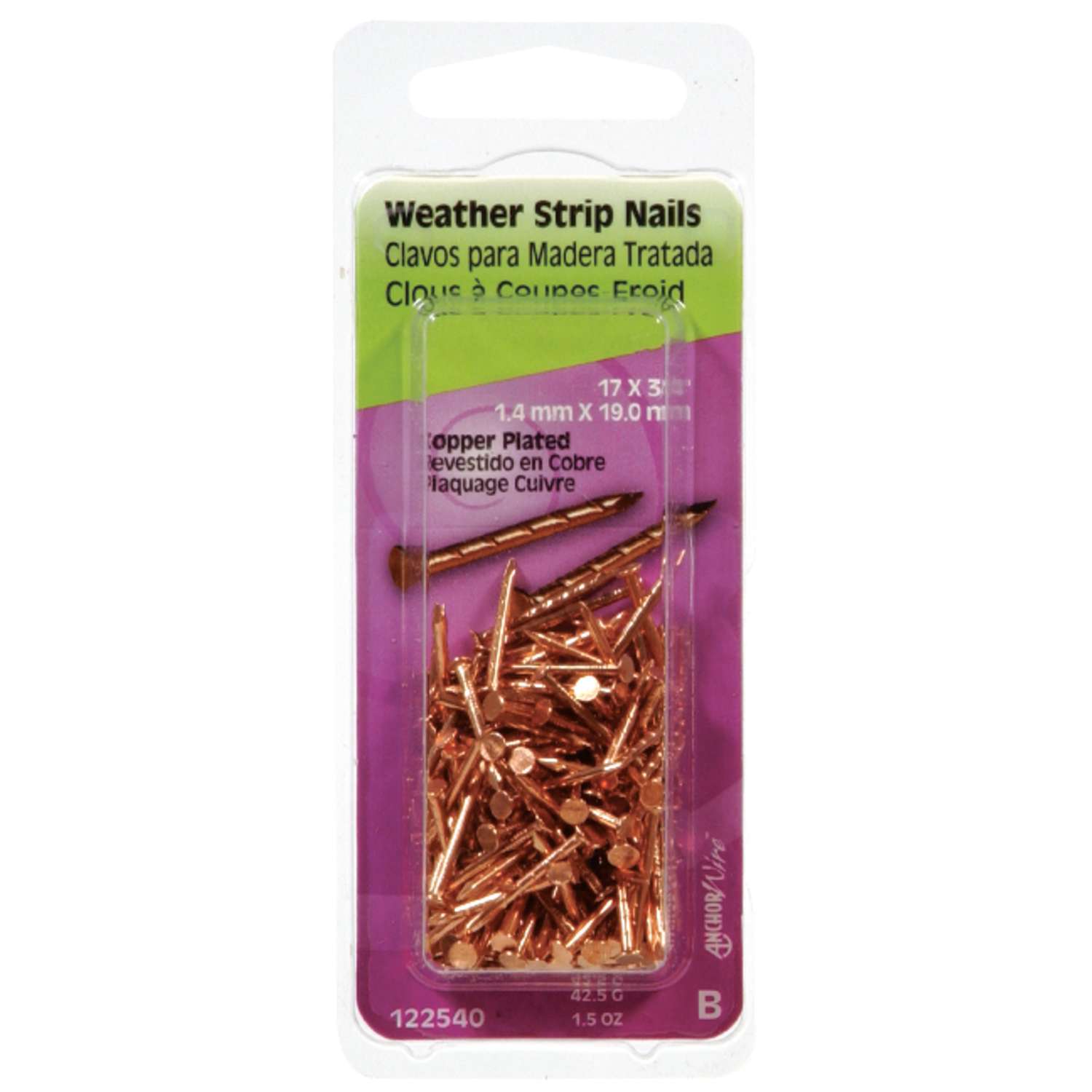 Hillman 3/4 in. Weatherstrip Copper Copper Nail Flat Ace Hardware