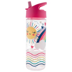 Stephen Joseph Sip and Snack 12 oz Pink BPA Free Rainbow Snack and Beverage Holder