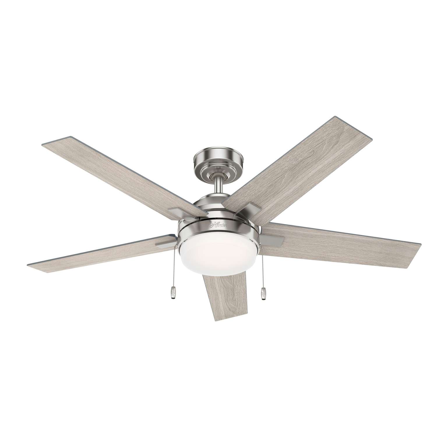 Hunter Fan Bartlett 44 In Brushed Nickel Indoor Ceiling Fan Ace Hardware