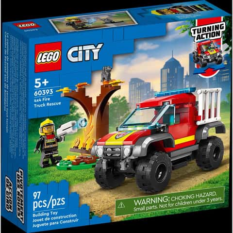 Acheter Lego City Fire Truck Fire Truck Rescue 4x4 60393