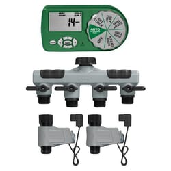 Orbit Programmable 4 Zone Sprinkler Timer with Valve