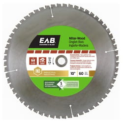 Exchange-A-Blade 10 in. D X 5/8 in. Carbide Finishing Saw Blade 60 teeth 1 pk