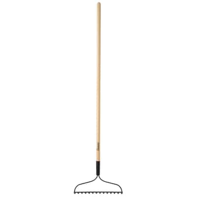 Home Plus 54 in. L X 14 in. W Steel Bow Rake Wood Handle - Ace Hardware