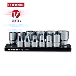 Craftsman V-Series 3/8 in. drive S SAE 6 Point Socket Set 12 pc