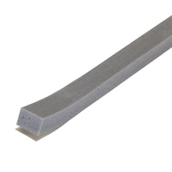 M-D BUILDING PRODUCTS Gray Foam Weather Stripping Tape For Doors and Windows 120 in. L X 0.38 in.