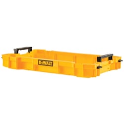 DeWalt ToughSystem 12.05 in. W X 2.36 in. H Shallow Tool Tray Polypropylene 1 compartments Black/Yel