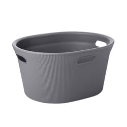 Superio Brand Gray Plastic Laundry Basket