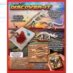 Top Secret Toys Discover It Dinosaur Dig Synthetic Dissection Kit Brown