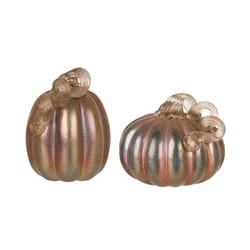 Glitzhome Glittery Pumpkin Fall Decor